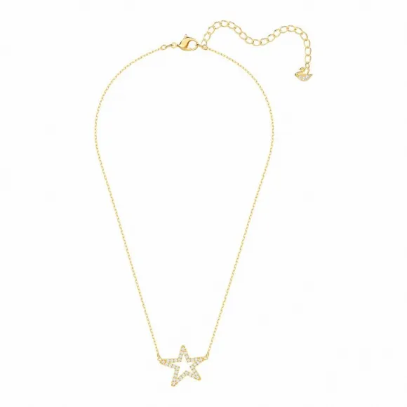 施华洛世奇/Swarovski 项链 Only 项链, 白色, 镀金色 5462757