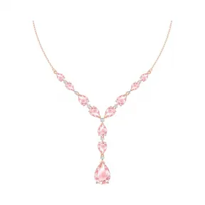 施华洛世奇/Swarovski Vintage 项链, 粉红色, 镀玫瑰金色调 5472610