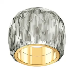 施华洛世奇/Swarovski Nirvana 戒指, 灰色, 金色调 PVD 5474356
