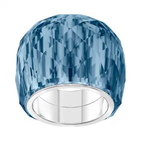 施华洛世奇/Swarovski Nirvana 戒指, 蓝色, 不锈钢 5474372