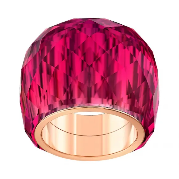 施华洛世奇/Swarovski Nirvana 戒指, 红色, 玫瑰金色调 PVD 5474377