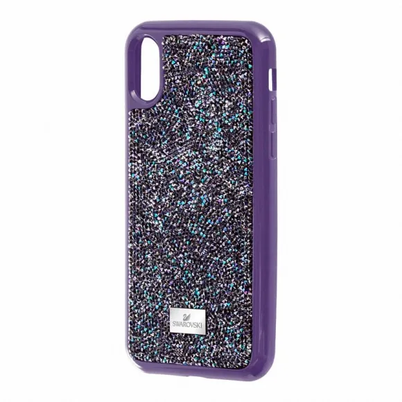 施华洛世奇/Swarovski Glam Rock 智能手机防震保护套, iPhone® XS Max, 紫色 5478875