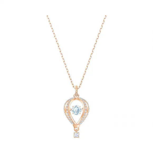 施华洛世奇/Swarovski Into the Sky 链坠, 白色, 镀玫瑰金色调 5483990