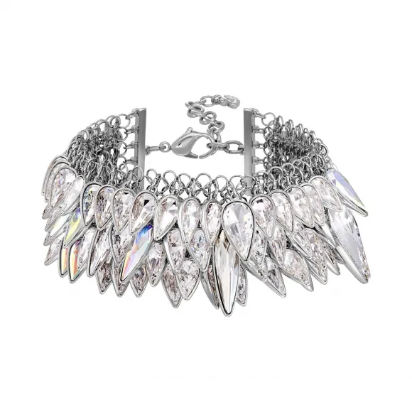 施华洛世奇/Swarovski Polar Bestiary 手链, 白色, 镀铑 5489073