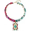 施华洛世奇/Swarovski Vintage Opulescence 项链, 彩色设计, 镀金色调 5490214
