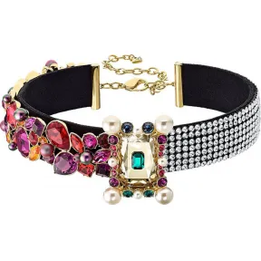 施华洛世奇/Swarovski Vintage Opulescence 项链, 彩色设计, 镀金色调 5490215