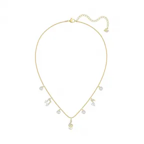 施华洛世奇/Swarovski Pleasant 项链, 白色, 镀金色调 5491655