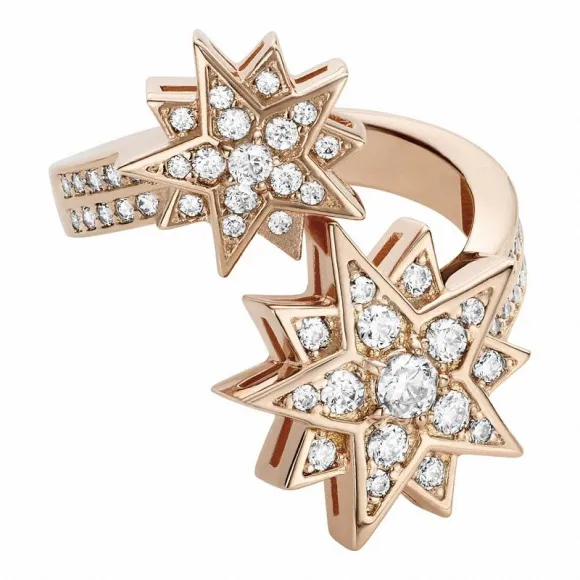 施华洛世奇/Swarovski Penélope Cruz Moonsun 戒指, 限量发行产品, 白色, 镀玫瑰金色调 5493036