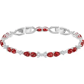 施华洛世奇/Swarovski Louison 手链, 红色, 镀铑 5495264