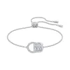 施华洛世奇/Swarovski Further 手链, 白色, 镀铑 5498999