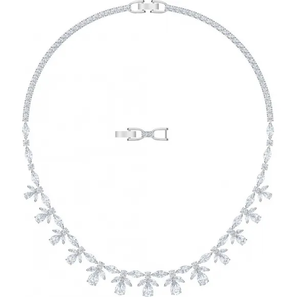 施华洛世奇/Swarovski Palace 项链, 白色, 镀铑 5505495