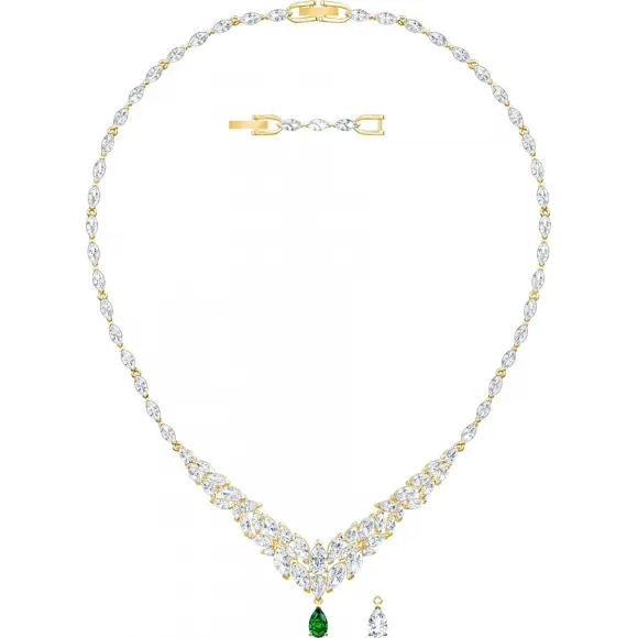 施华洛世奇/Swarovski Louison 项链, 白色, 镀金色调 5505862