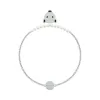 施华洛世奇/Swarovski Polar Bestiary 手链, 白色, 镀铑 5511102