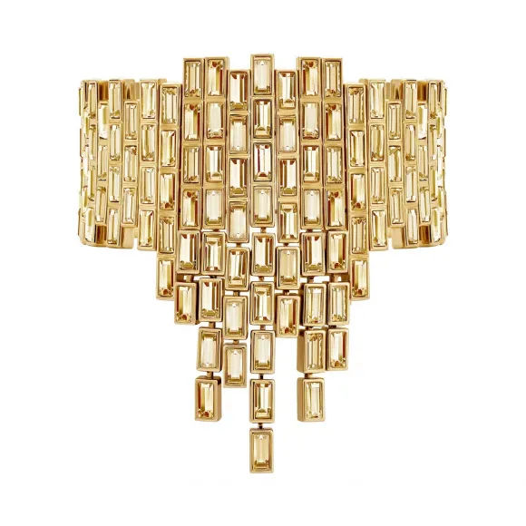 施华洛世奇/Swarovski Fluid 代表性手链,金色, 镀金色调 5511932