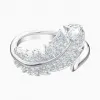 施华洛世奇/Swarovski Nice 戒指图案, 白色, 镀铑 5515017