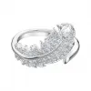 施华洛世奇/Swarovski Nice 戒指图案, 白色, 镀铑 5515030