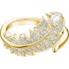 施华洛世奇/Swarovski Nice 戒指图案, 白色, 镀金色调 5515755