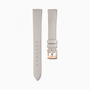 施华洛世奇/Swarovski 14mm 表带 皮革 浅灰色 镀玫瑰金色 5520530