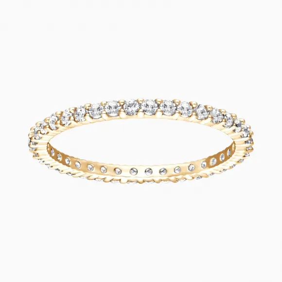 施华洛世奇/Swarovski Vittore 戒指, 白色, 镀金色调 5531165