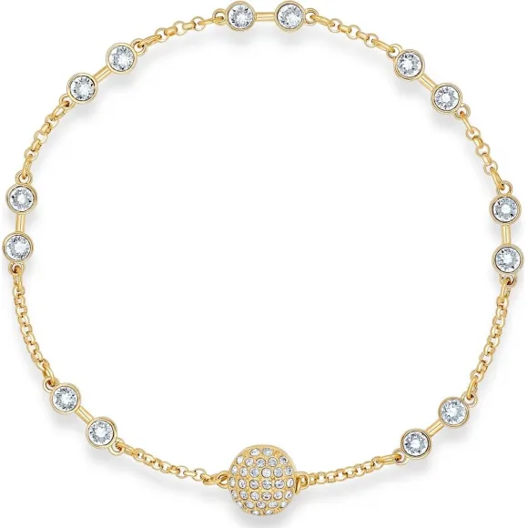 施华洛世奇/Swarovski Remix Collection Strand, 白色, 镀金色调 5531537