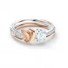 施华洛世奇/Swarovski Lifelong Heart 戒指 白色 多种金属润饰 5535397