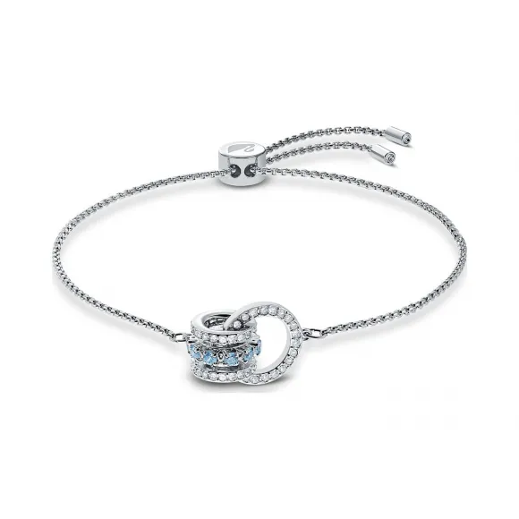 施华洛世奇/Swarovski Further 手链 蓝色 镀铑 5537123