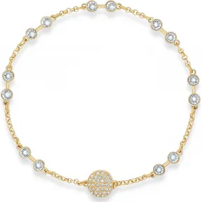 施华洛世奇/Swarovski Remix Collection Strand, 白色, 镀金色调 5537751