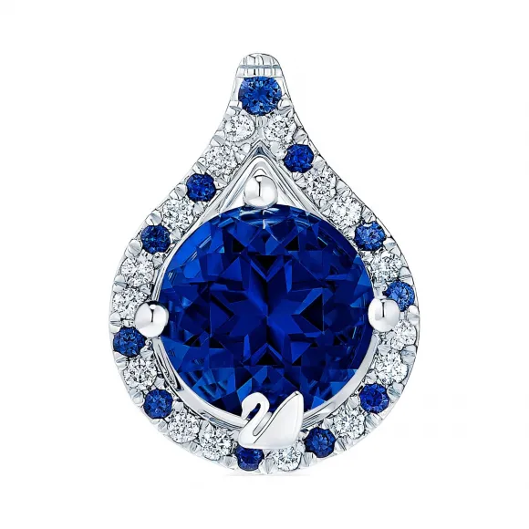 施华洛世奇/Swarovski 纯真之恋18K玫瑰金深粉红托帕石(热熔)钻石链坠 5538900