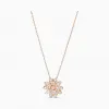 施华洛世奇/Swarovski Eternal Flower 链坠 粉红色 镀玫瑰金色 5540973