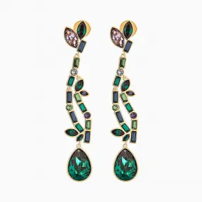 施华洛世奇/Swarovski 美丽的地球无环耳环 彩色 镀金 5545991