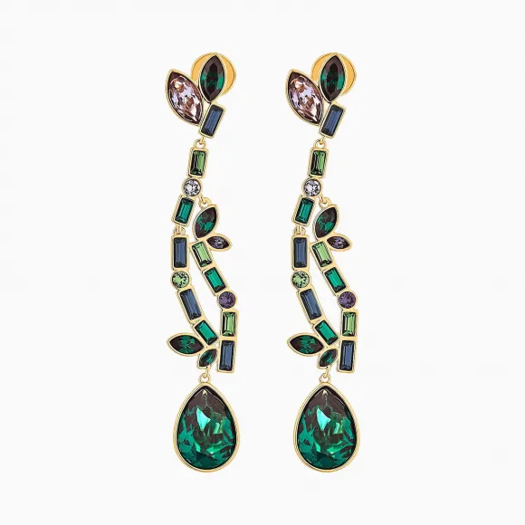 施华洛世奇/Swarovski 美丽的地球无环耳环 彩色 镀金 5545991