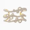 施华洛世奇/Swarovski Tigris 阔手镯 白色 镀金色 5569514