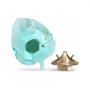 施华洛世奇/Swarovski Jungle Beats－树叶磁石  蓝色  小系列 5572155