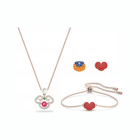 施华洛世奇/Swarovski  Gratia 套装  红色  镀金色调 5622089