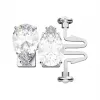 施华洛世奇/Swarovski Millenia 延长链  梨形切割  白色  镀铑 5635628