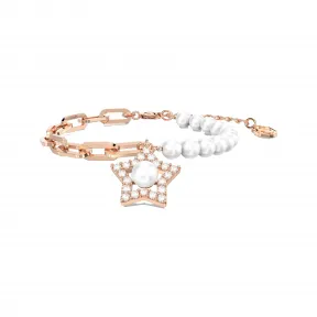 施华洛世奇/Swarovski Stella 手链  密镶  星星  白色  镀玫瑰金色调 5645461