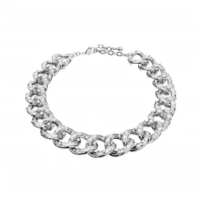 施华洛世奇/Swarovski Dextera 项链  宣言、混合切割  大码  白色  镀铑 5675546