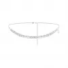 施华洛世奇/Swarovski Swarovski x SKIMS 腰链 皇家切割 白色 不锈钢 5678063