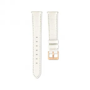 施华洛世奇/Swarovski 表带 宽16毫米（0.63英寸) 真皮表带 白色 5687076