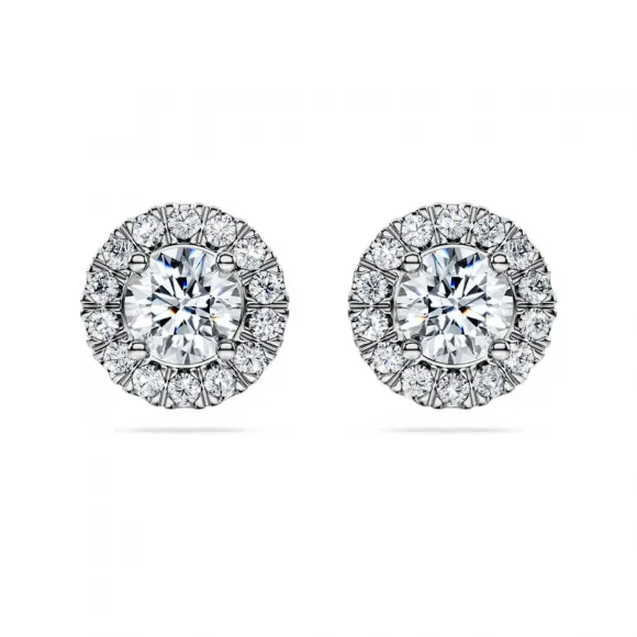 施华洛世奇/Swarovski 永恒耳钉 实验室种植钻石 2 克拉总重量 18K 白金 5699185