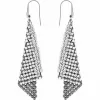 施华洛世奇/Swarovski 耳饰 Fit 穿孔耳环, 灰色, 镀白金色 976061