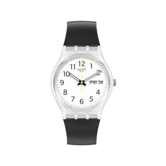 斯沃琪/Swatch RINSE REPEAT BLACK 石英机芯 手表 GE726-S26