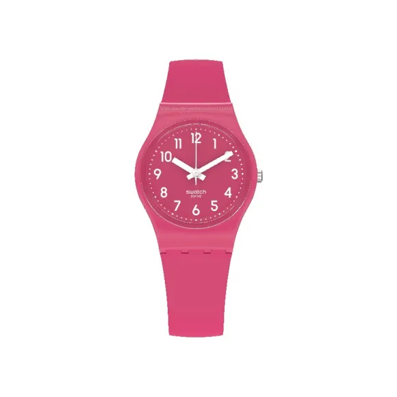 斯沃琪/Swatch 淑女莓粉手表-Core 25.00 mm 塑料 石英表 LR123C