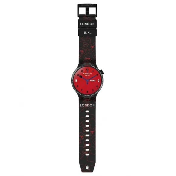 斯沃琪/Swatch BIG BOLD BAPE LONDON EDITION SO27Z701S