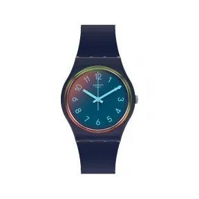 斯沃琪/Swatch LA NIGHT BLUE 石英机芯 手表 SO28N110-S14