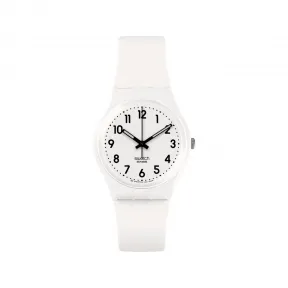 斯沃琪/Swatch JUST WHITE SOFT 石英机芯 手表 SO28W107-S14