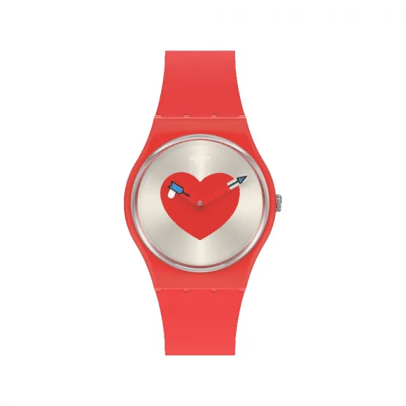 斯沃琪/Swatch 一寸心手表-情人节特别腕表 34.00 mm 生物源材质 石英表 SO28Z111