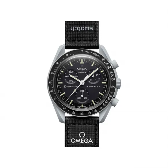 斯沃琪/Swatch MISSION TO THE MOON手表-MOON联名款 42.00 mm 创新性植物陶瓷 石英表 SO33M100