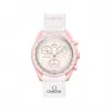 斯沃琪/Swatch MISSION TO VENUS手表-MOON联名款 42.00 mm 创新性植物陶瓷 石英表 SO33P100