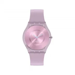 斯沃琪/Swatch 甜心香芋手表-Monthly Drops 34.00 mm 生物源材质 石英表 SS08V100-S14